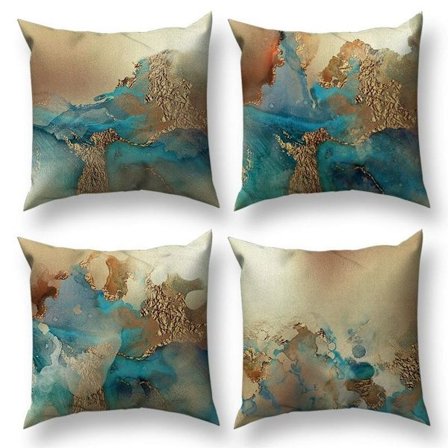 Putetrekk putetrekk, sett med 4 putetrekk, pustende putetrekk for utendørs B