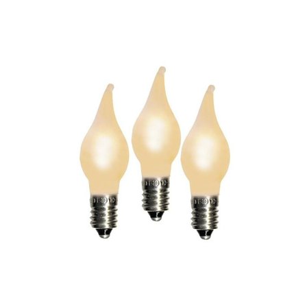 Jul-Advent-Lysestage-Lamper. LED E10 3V 0.06W FROST