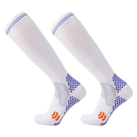 Professionella kompressionsstrumpor i sportstil för män, Bean White KLB