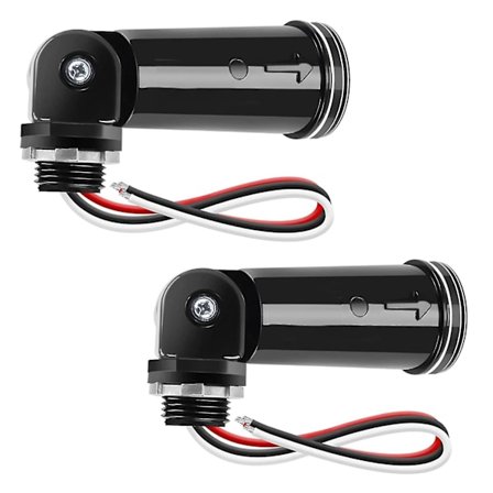 2 Pak Fotoelektrisk Afbryder, Fotoelektrisk Sensor Afbryder Udendørs Ip65 Skumring Til Daggry Skumringsbelysning Co