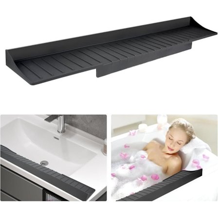 4,5×26 tommer Silikonbeskyttelse for Vask – Kant- og Sprutbeskyttelse for Vask og Benkeplate, Badekarbeskyttelse_TF_TF