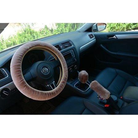 3st / set bilull rattöverdrag handbromsskydd darkred 3pcs/set