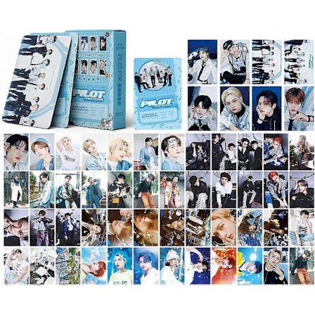 Kpop Stray Kids Fotokort 55 stk Stray Kids Lomo-kort Stray Kids 3RD FANMEETING PILOT FOR 5STAR albumkort Stray Kids Fotokort Gave til fans (SK-