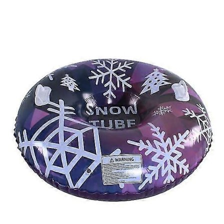 Oppustelig Snow Tube Kælk med Dobbelte Håndtag Ski Ring Ventil Design Kraftig Vinter Udendørs Legetøj til Børn Voksne