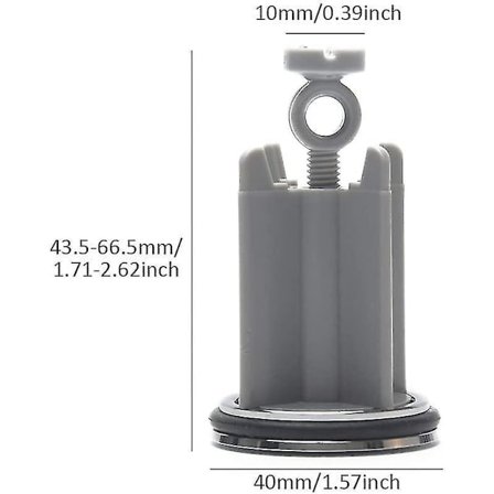 Vaskesluk Chrome Messing Basin Pop Up Stopper