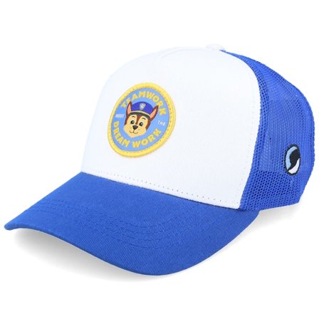 PAW Patrol - Blå trucker Keps - Chase Teamwork Blue/White Trucker @ Hatstore