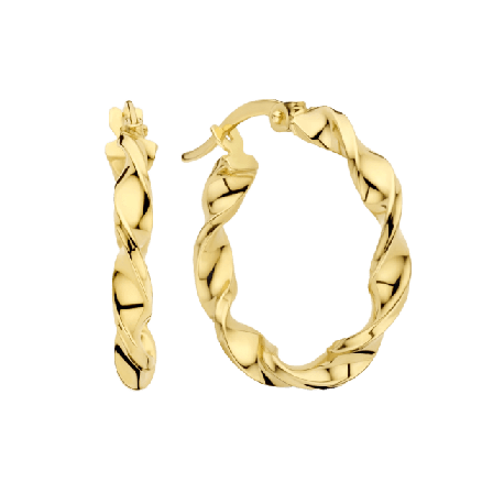 Isabel Bernard Rivoli 14 Karat Guld Creoler Örhängen Dam ONESIZE