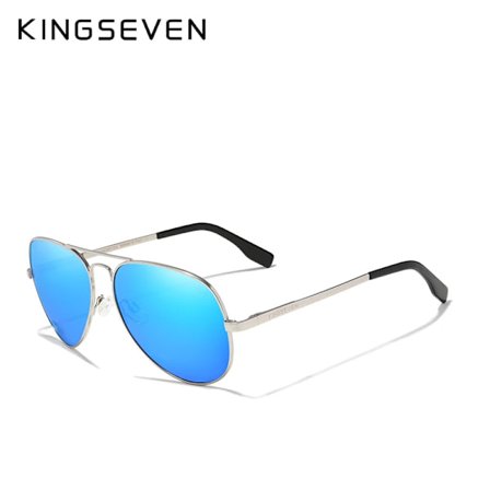 KINGSEVEN Herr Aluminium Solglasögon 2022 Nya Polariserade UV400 Spegel Herr Solglasögon Dam För Herrar Oculos de sol 7735