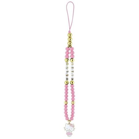 Hello Kitty Pearls and Beads Kitty Charm Telefonarmbånd - Pink