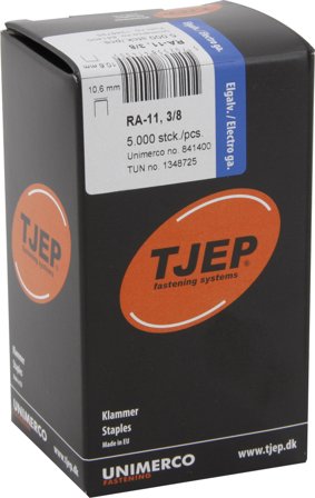 TJEP RA-11 Klammer 9 mm, 5000-pack, Infästning