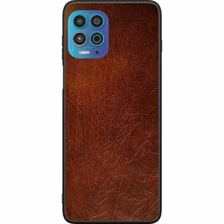 Motorola Moto G100 Svart Skal Leather