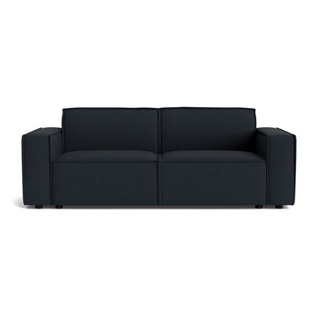 Lyon 3-Sitzer-Sofa Loop Dunkelblau, elegantes und bequemes Design für luxuriöses Wohnen, hochwertiges Polstersofa, modernes Design, 80cm