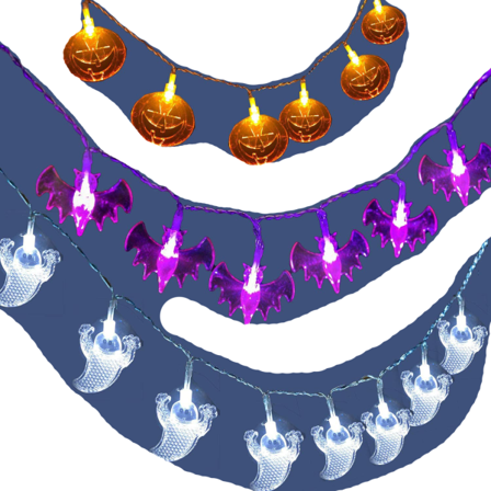 Halloween-keijukailut, Halloween-koristelu, 3 kpl 3M 20LED