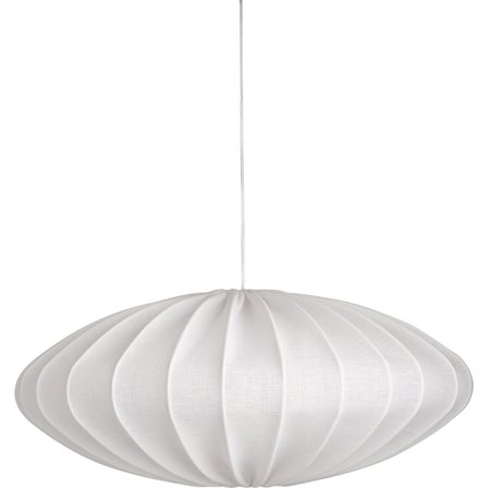 Watt&veke Ellipse taklampa, 65 cm, linne, vit | Inredning > Lampor > Lampa | Bagaren och Kocken