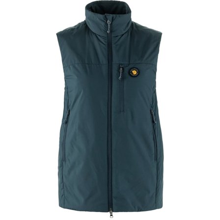 Fjällräven Women's Bergtagen 60 Insulation vest in Mountain Blue | Size: XL, Primaloft/Polyester/Elastic