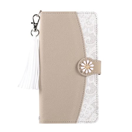 Fodral för iPhone 16promax Ljusgrå tofs