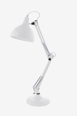EGLO - Skrivebordslampe Borgillio - Hvit - Skrivebordslamper - Fra Homeroom