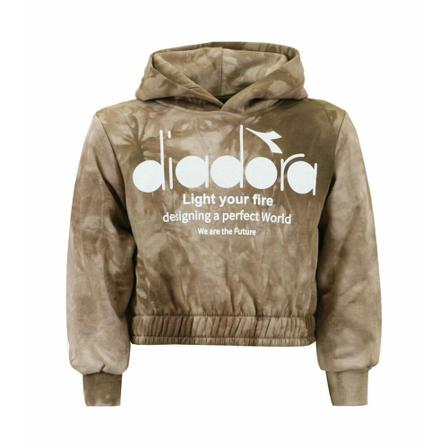 Diadora - Hood Tröjor - Beige - Herr - Storlek: 128 Cm, Herr, Storlek: 128 CM