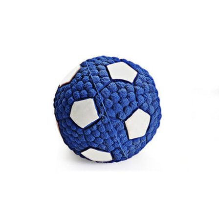 IC Hundbett Ljudboll Husdjursleksak - 6,5 cm - Liten Latex Fotboll