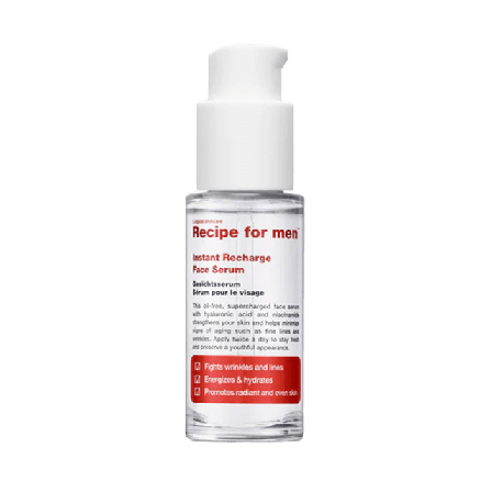 Recipe For Men Face Serum Ansikte Herr 30 ML