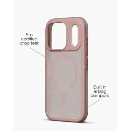 Ideal Bumper Case MagSafe iPhone 17 Pro Max Blush Pink