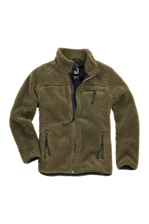 Jas Brandit Teddyfleece Olijfgroen M