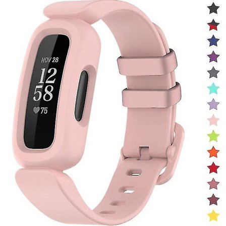 Treingi armband för Fitbit Ace 3 barn silikon vattentätt armband tillbehör sport klockarmband ersättning för Fitbit Ace 3 pojkar flickor