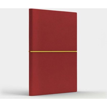 Anteckningsbok - loggbok Like u Notebook A5 Rolig M uni röd/grön ljus