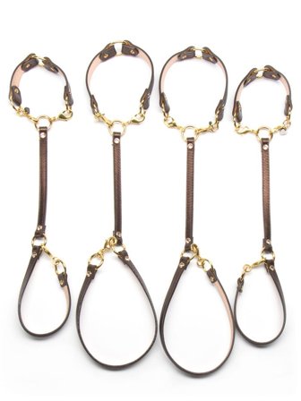 Fräulein Kink: Leather Bed Restraints - Sexleker Vuxen: Bondage & Fetish