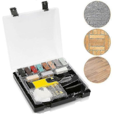 Reparasjonssett for ødelagte fliser - 11.fks keramisk fargetilpasning