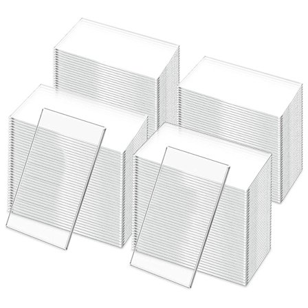 50 stk Klare Akryl Plasskort Bryllup Gjest Navn Bord Seating Blanke Kort