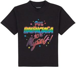 Kids - Balenciaga Branded Graphic T-shirt Black 10 Years - Tops - 10 years - Black