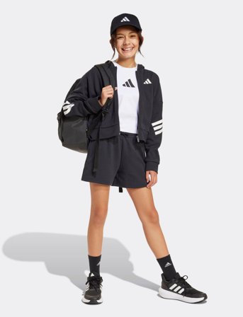 adidas Sportswear Jg Fi 3S Fz - Black - 140