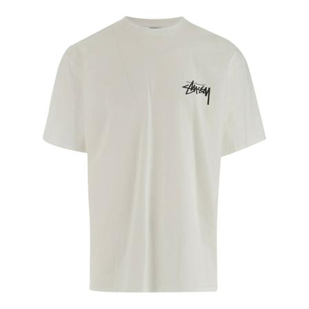 Stüssy - T-shirts - Vit - Herr - Storlek: M, Herr, Storlek: M