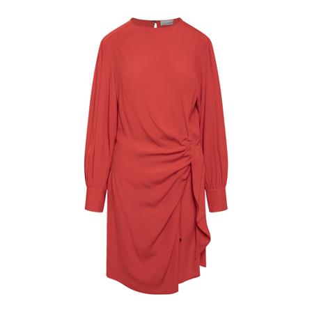Semicouture Midi Kjole Rød, Dame