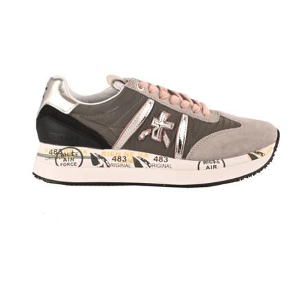 Premiata, Sneakers Conny-5949 Grijs, Dames, Maat:37 EU,rubber