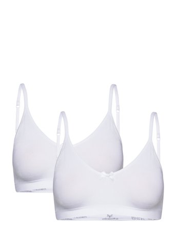 Abecita Little Wonder Seamless Top 2-Pack - White - ONE SIZE
