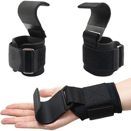 2 stk. styrketræningsrem krog håndledsstøtte styrketræningskrog styrketræningshåndled