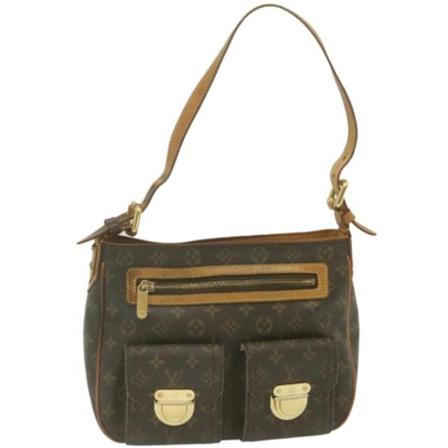Louis Vuitton Vintage, Pre-owned Canvas Shoulder Bags Bruin, Dames, Maat:ONE Size