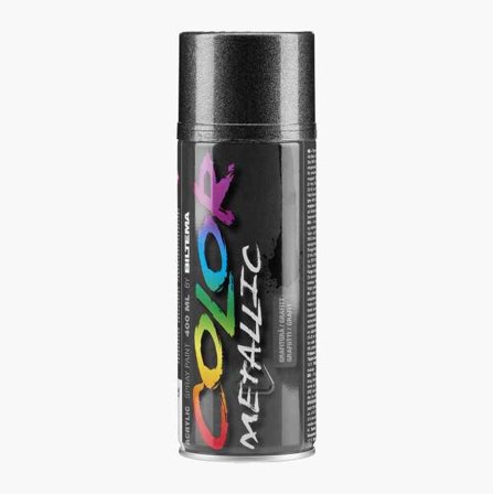 Grafitgrå Metallic Sprayfärg 400 ml Akryllack - Biltema