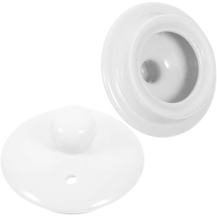 Keramisk Tekanna Lock Skydd Set Dubbla Lager för Lösa Teblad Porslin Tekanna Hem Utomhusbruk