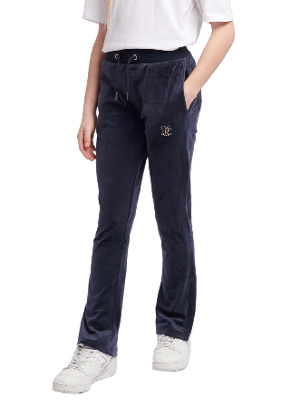 Juicy Couture Diamante Bootcut Jogger Byxor Dam Blå 164/166