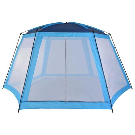 Vidaxl Pooltält Tyg 590x520x250 Cm Blå Blå
