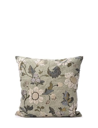 Ceannis | Cushion Cover Flower Linen, 50X50Cm | 50X50CM
