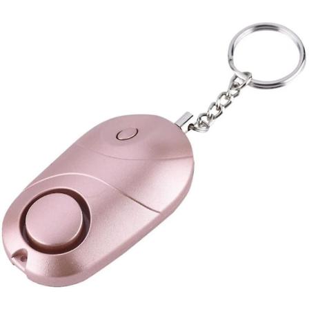 130 db poliisin hyväksymä henkilökohtaisen turvallisuuden hätähälytin LED-taskulamolla