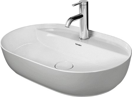 Duravit Luv Tvättställ för bänkskiva, 600x400, Badrum