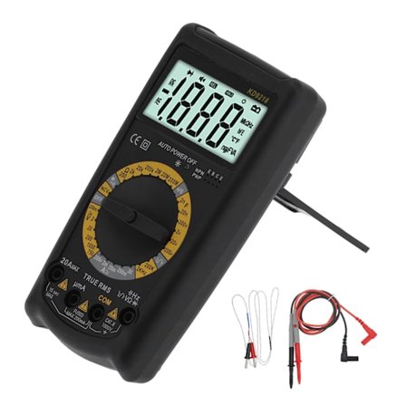 Multifunksjonelt digitalt multimeter Smart bakgrunnsbelysning LCD Overbelastningsbeskyttelse Automatisk avstenging Kapasitansmåler KD9218