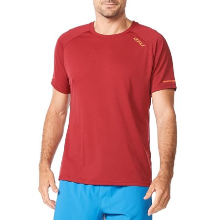 2XU Men's Aero Tee Men Short sleeved fitness sweater Red L