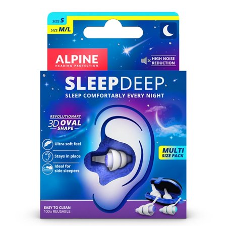Alpine Hearing Protection Ørepropper SleepDeep Mini+Regular 4 stk, Tøj & Bolig, Søvn & Meditation, Ørepropper