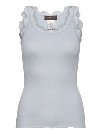 Rosemunde | Rwbabette Silk Sl U-Neck Long Lace | M